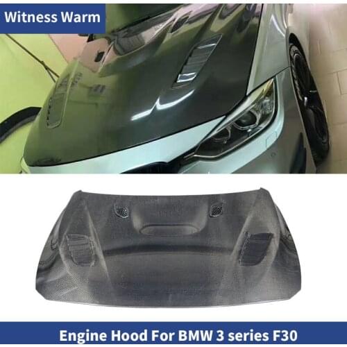 F30 Carbon fiber/FRP front engine hood cover bonnet hoods for BMW F30 316 320 325 335 2012-2018