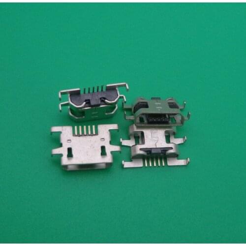 100pcs/lot Micro USB connector female Charging Port jack socket Connector plug 5pin for doogee x5 pro mobile