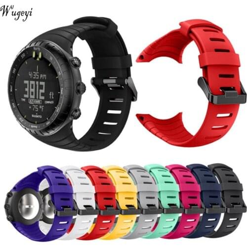 For Suunto Core Series TPU Watch Band Sports Silicone Watch Strap to Replace the Wristband