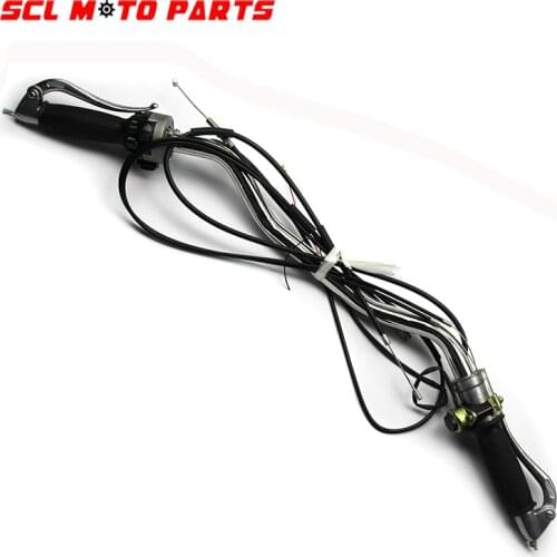 ALconstar-Ural CJ-K750 retro motorcycle Handbar with lever Grip cable switch used at Ural M72 case For BMW R50 R1 R12 R 71