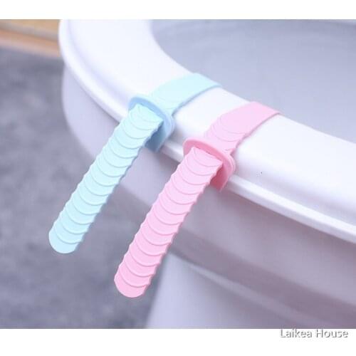 Silicone Toilet Lid Lifter Anti-Dirty Lid Remover Lift Toilet Lid Accessories Toilet Seat Sanitary Handle Flip Handle 4PCS/Set