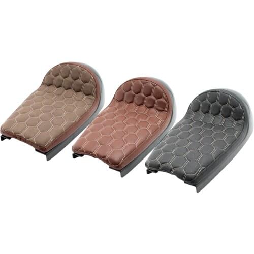 Topteng Universal Custom Cafe Racer Street Scrambler Seat Saddle Bench Vintage Red for Honda for Kawasaki for BMW Motorcycle