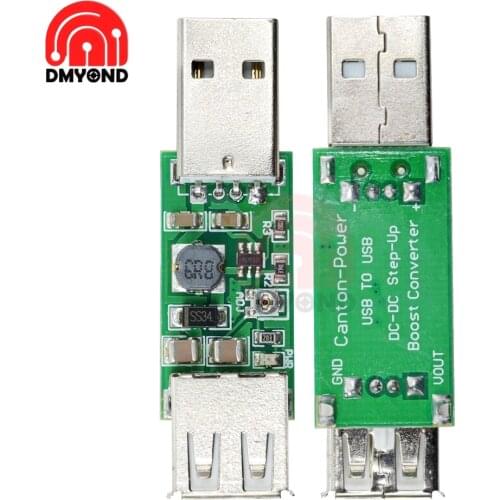 USB DC-DC DC 5V to 6-15V Step Up Boost Adjustable Output Module Converter Volt Voltage Inverters Power Supply Transformer Module