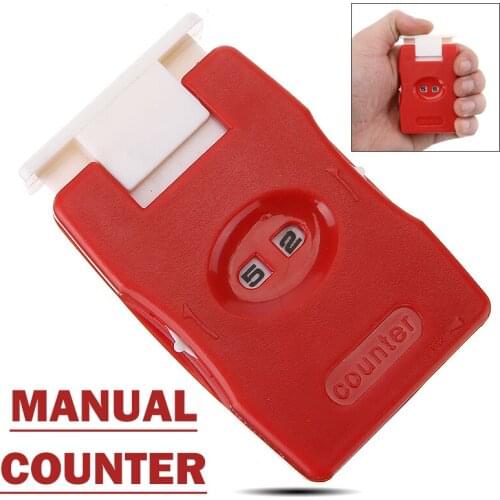 Knitting Row Counter Knitting Stitch Row Knitted Loop Recording Press Clicker Plastic Manual Counter DIY Sweater Weaving Tool