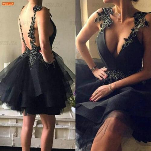 Женские вечерние платья выше колена WEIJIA China At AliExpress