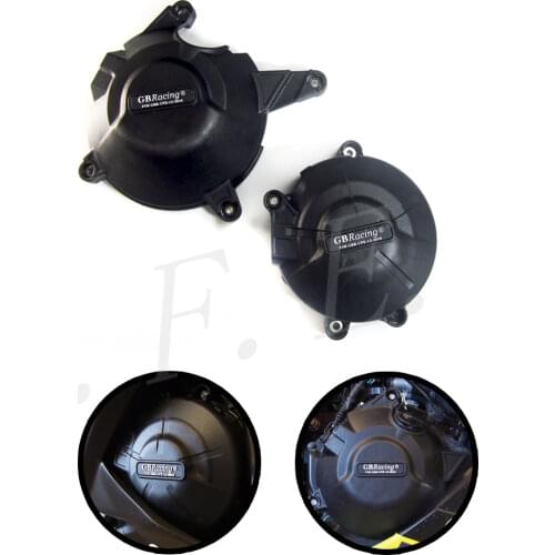 Motorcycle Engine Case Guard Protector Cover GB Racing For Kawasaki Z300 & EX300 Ninja 300 2014-2015-2016 Black