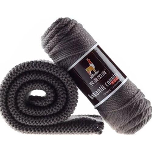 100g Needlework Crochet Thick Alpaca Wool Yarn Knitting Blended Wool Yarns For Sweater Hat Handmade DIY