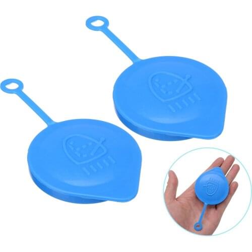 1 Pair of Car Windshield Wiper Washer Reservoir Pot Caps for Honda Civic del Sol 1993-1996