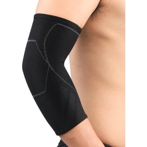 Women Man 1pc Sleeve Anti Slip Knitted Arms Wrap Cover Protector Fitness knee protector Elbow Pad