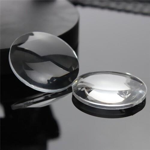 10pcs/lot 25mm x 45mm BiConvex Lens for Google Cardboard DIY 3D VR Glasses High Quality