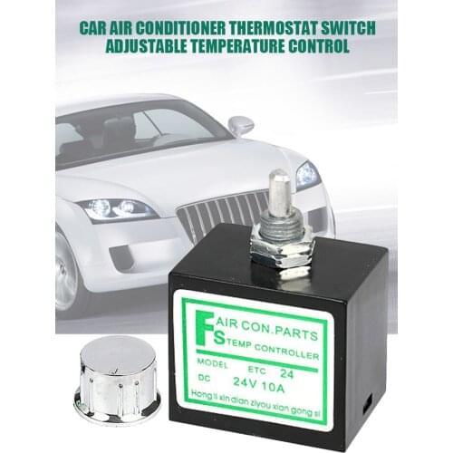 12-24V Car Air Conditioner Electronic Thermostat Switch Adjustable Temperature Control Car Electronics 2021