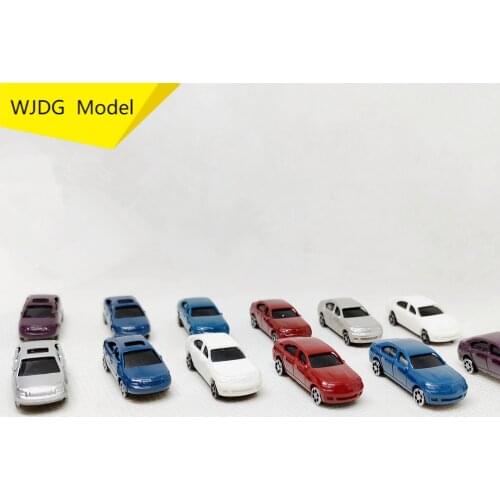 30 Pcs Painted Model Cars Building Layout Mini 1:150 Scale Building Model Car toys DIY micro scene layout train model