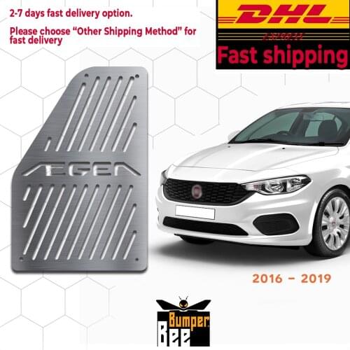 Fiat Tipo Egea 2016 2017 2018 2019 2020 Car Accessories ABS Chrome Foot Rest Pedal Body Molding Moulding Trim