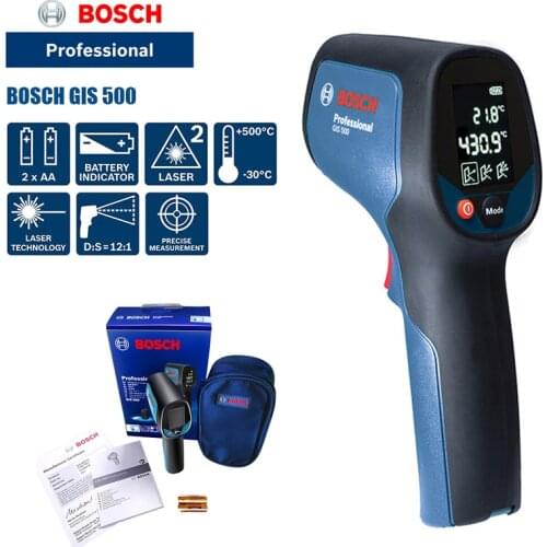 Bosch Thermometer GIS 500 Non-contact Infrared Laser Thermometer Thermometer Industrial Electronic Thermometer