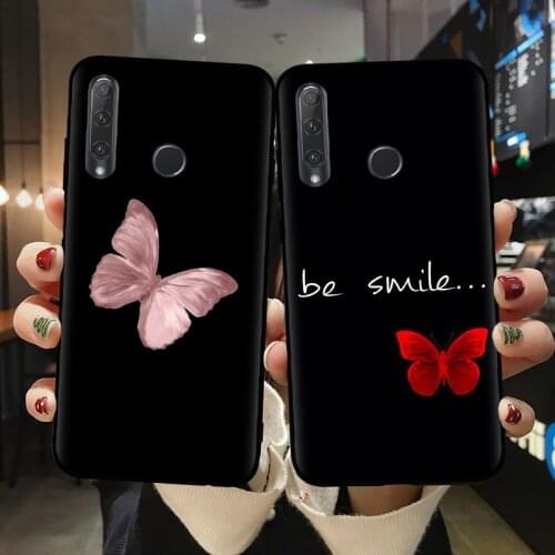 Soft Silicone Back Cover For Fundas Huawei Honor 10 20 Lite Pro 10i 20i 8X 8C 9X Phone Cases For Huawei P30 Lite Butterfly Shell