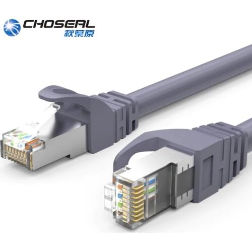CHOSEAL S/FTP CAT 7 Ethernet Cable Gold Plated Shielded Ethernet RJ45 Cable 10 Gigabit 23AWG Network Patch Cord Cat7 LAN Cables