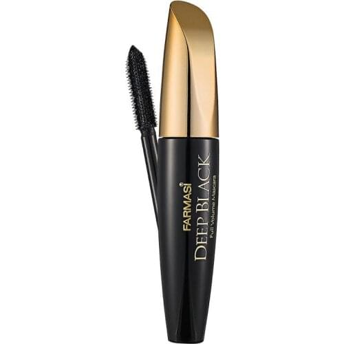 Deep Black Mascara Makeup Separator Plumping Volume Permanent Natural Pigment Cosmetics Affecting Woman Cool