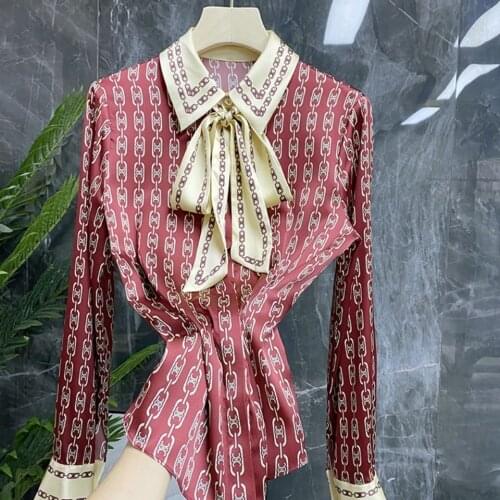 HKSZ Womens Silk Shirts