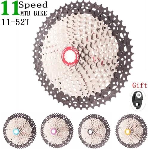 SMLLOW Mtb 11 Speed Cassette Bicycle 11-52T Mountain Bike Bicycle Freewheel Accessories shimano xt cassette
