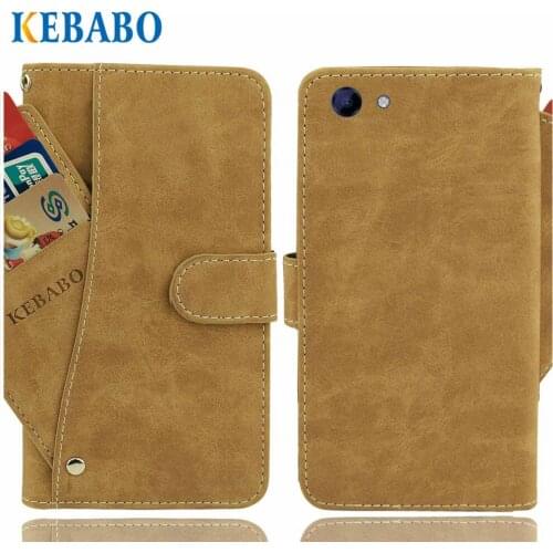 Leather Wallet Koolnee Rainbow Case 5" Flip Vintage Leather Front Card Slots Cases Cover Business Phone Protective Bags