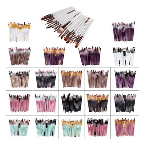 20Pcs Makeup Brushes Set Eye Shadow Foundation Powder Eyeliner Eyelash Lip Make Up Brush Cosmetic Beauty Tool
