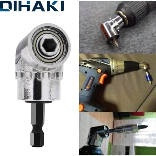105° Angle Screwdriver Set Socket Holder Adapter Extension Screwdriver Drill 1/4'' Hex Bit Socket Adjustable Drill Bit Hand Tool