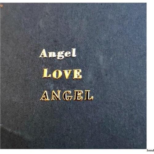 Uppercase Letter Sticker Silver Gold Color Self Adhesive Glitter Alphabet Craft