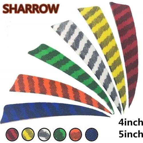 50pcs 4" 5" Archery Turkey Feather Fletching Shield Cut Right Wings Natural Feather Arrow DIY Tools Hunting Shooting Accessories