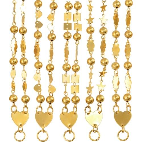 Anniyo Small Beads Necklaces Marshall Guam Haiti Chains for Women Trendy Islands Jewelry Gifts ( NOT INCLUDE PENDANTS) #143206