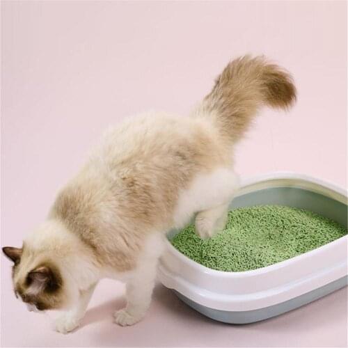 Plastic Dog Litter Box with Scoop Anti Splash Puppy Toilet Self Clean Sand Box Small Pets Pee Tray Trainer Toilette Cats Bedpan