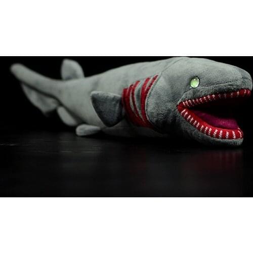 52cm Long Lifelike Frilled Shark Stuffed Toys Super Soft Realistic Sea Animals Sharks Plush Toy For Kids