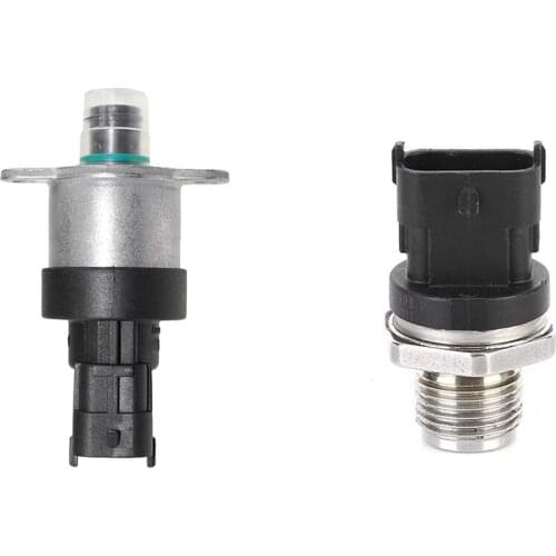 Fuel Pressure Regulator Metering Control Valve for Hyundai KIA CERATO Sorento I MK1 25 15 & Fuel Rail Pressure Sensor