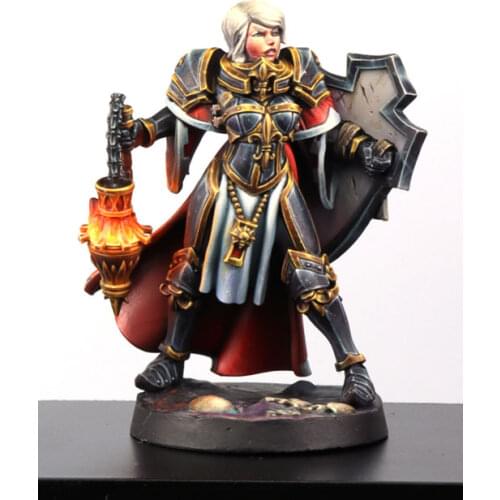 1/24 75mm 1/32 56mm Resin Model Kits Battle Gril Unpainted No Color