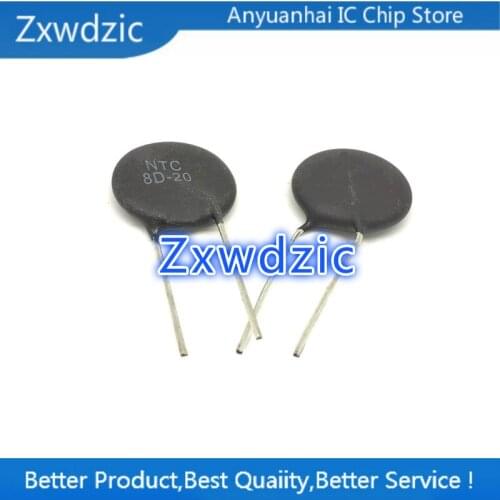 5pcs NTC8D-20 Thermistor Resistor NTC 8D-20 Thermal Resistor