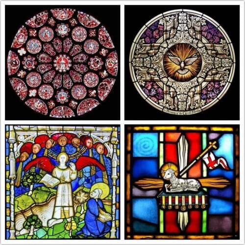 Diamond Painting Religious Mandala Lamb Pattern 3d Diamond Embroidery Full Square Drill Diamond Mosaic Art Deco 60x60cm