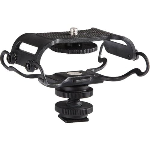 BOYA BY-C10 Universal miniphone and Portable Recorder Shock Mount - Fits the Zoom H4n, H5, H6, Tascam DR-40, DR-05, DR-07 with
