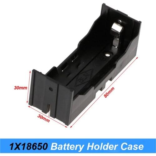 ABS 18650 Battery Holder Box Hard Pin 18650 Holder Batteries Case 1X 18650 Rechargeable Battery Power Bank Case NEW oc25