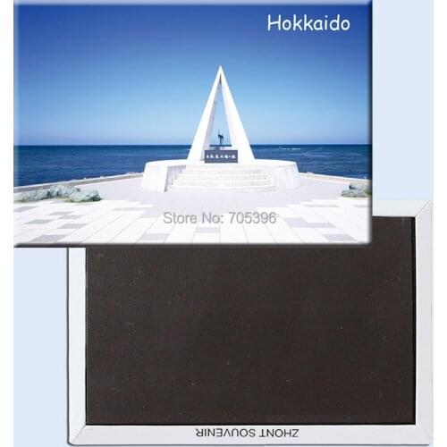 Hokkaido Tourist Refrigerator Magnets 78*54mm, Japan Travel Rigid Fridge Magnets 20858
