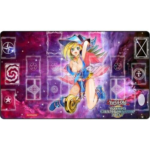 Dark Magician Girl Playmat Board Games Playmat,Card Games Playmat,YGO Playmat Games Black Lotus Custom Design Mat with Free Gift