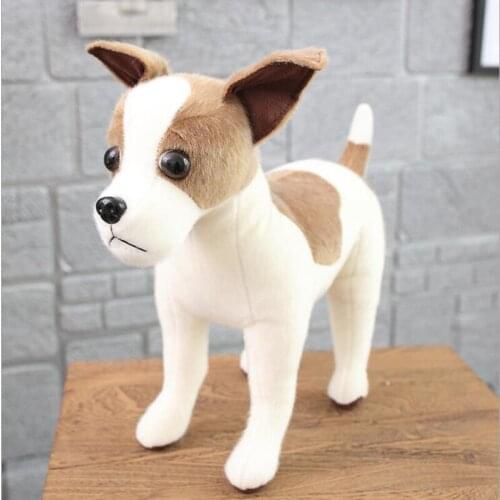 Simulation Jack dog Children plush toy baby kids cute dog gift