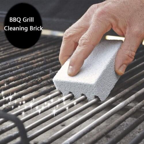 BBQ Grill Cleaning Brick Block Barbecue Grill Cleaning Pumice Stone BBQ Racks Stains Grease Cleaner Bakeware Oil Stain Cleaning