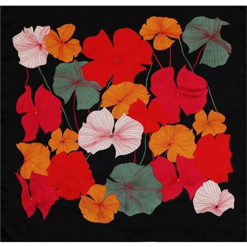 Summer Silk Scarf 2020 New Hair Band Female Bandana Women Head Wraps Foulard Lady Shawl Print Neckerchief Large Hijab