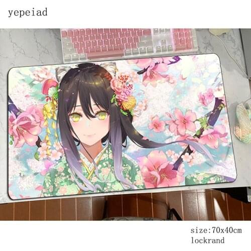 Princess Connect Re Dive mousepad gamer Fashion gaming mouse pad large 3d notebook pc accessories laptop padmouse ergonomic mat