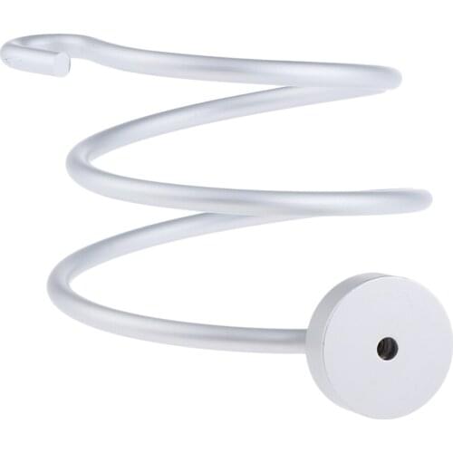 Non-slip Hair Dryer Holder Aluminum Towel Drain Rack Bathroom Antirust Shelf