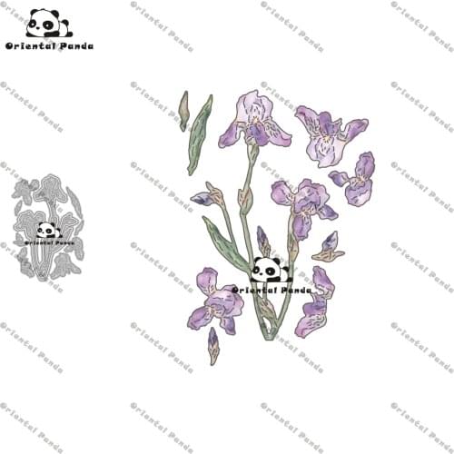 New Dies 2020 In the Garden Iris Metal Cutting Dies diy Dies photo album cutting dies Scrapbooking Stencil Die Cuts Card Making