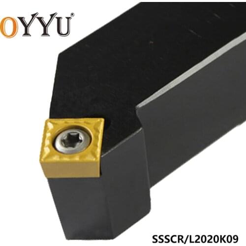 OYYU SSSCR SSSCR2020 Turning Tool Holder 20mm SSSCR2020K09 SSSCL2020K09 Lathe Cnc Boring Bar Tungsten SCMT09T304 Carbide Inserts
