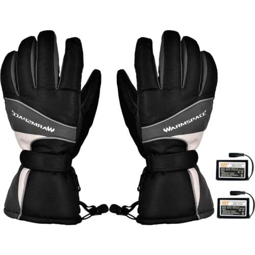 Outdoor Heating Gloves Rechargeable Electric Heated Gloves Winter Heated Ski Bike Motorcycle Thermal Gloves Fishing Gloves