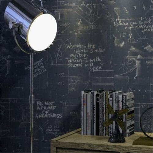 WELLYU Personality Retro Poster English Letter Study Bar Cafe Background Wall Decorative Wallpaper