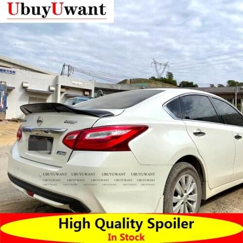 UbuyUwant Fit For Altima Teana 2015-2018 FRP / Carbon Fiber Exterior Rear Spoiler Tail Trunk Boot Wing Decoration Car Styling