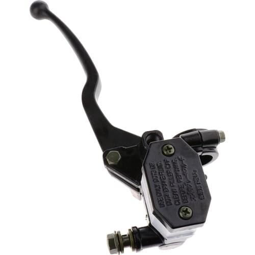 Motorcycle Rear Hydraulic Brake Lever Master Cylinder for Suzuki GN125 GS125 Motorcross Dirt Bikes Black